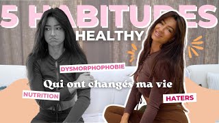 DYSMORPHOPHOBIE HATERS 5 HABITUDES qui ont changé MA VIE [upl. by Nawk]