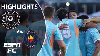 Inter Miami vs Chicago Fire  MLS Highlights  ESPN FC [upl. by Rhona]