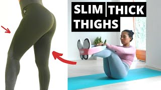 GROW THICKER THIGHS intense workout 🔥5 [upl. by Buskirk]