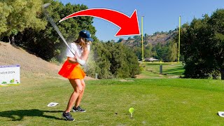 Golf Trick Shot x Football Guinness World Record [upl. by Enelyak259]