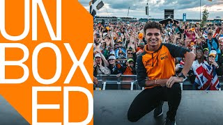 McLaren Unboxed  Centre Stage  BritishGP [upl. by Eimmis145]