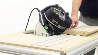 Festool KA 65 Conturo Edge Bander  Laminate Edging 45 Degree Bevel Timber Plate Demo  PTC Tools UK [upl. by Adnyleb]