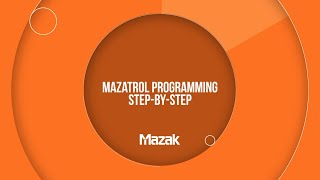 MAZATROL Programming StepByStep [upl. by Chastain]