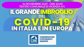 IL GRANDE IMBROGLIO DEL COVID19 IN ITALIA E IN EUROPA [upl. by Mattox644]