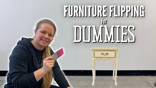 Flipping Furniture 101 Basics for Beginners [upl. by Seravaj]