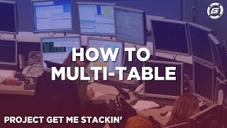 How to Multitable Online Poker [upl. by Avla889]