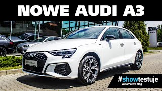 Nowe Audi A3 Sportback 2020 15 TFSI wygląd wnętrze pierwsze wrażenia  showtestuje  VLOG PL [upl. by Tatianas898]