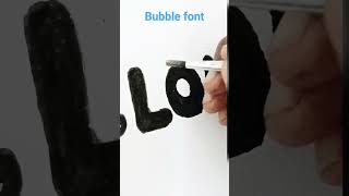 bubble font [upl. by Trauner]