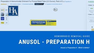 Anusol or Preparation H  Which Is Better Discover the Truth [upl. by Ahsemad]