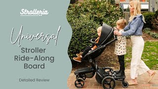 Lascal Buggy Board Review and Demo  Universal Stroller Board [upl. by Oslec753]