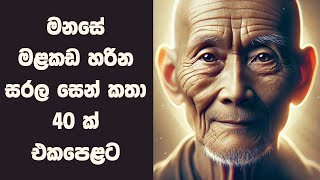 සරල සෙන් කතා 40 එකදිගට  Zen Stories Sinhala  Sinhala Inspirational Stories  Positive Thinking [upl. by Urbai]