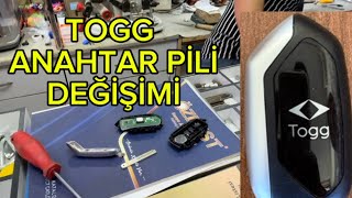 TOGG Anahtar Pili Değişimi 🔑 Togg Pil Değişimi 🪫 [upl. by Ahsaret]