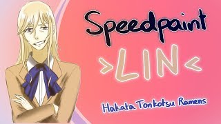 SPEEDPAINT  Lin Xianming Hakata Tonkotsu Ramens [upl. by Laurie]