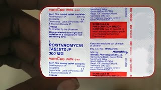 roxid 300 mg tablet uses  price  composition  dose  side effects  precautions  in hindi [upl. by Eiclek]