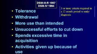 Revised Diagnostic Criteria for Substance Use Disorders The DSM5 [upl. by Huba506]