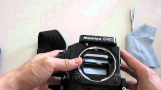 Replace or Clean Mamiya 645 Super Focusing Screen [upl. by Joselyn168]