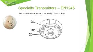 Inovonics Training 101 Part 5 Specialty Transmitters [upl. by Lexa]