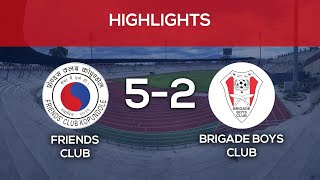 Friends Club Vs Brigade Biys Club  Highlights  Martyrs Memorial A Division Sahid Smarak League [upl. by Cynthie]