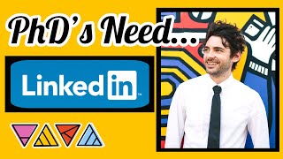 How and why PhDs should use LinkedIn  Why social media is important for Academics [upl. by Casey]