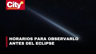 El cometa Atlas llegó a los cielos de la capital  CityTv [upl. by Alard772]