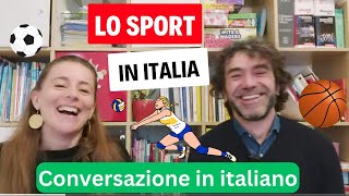 Vocabolario Italiano dello SPORT Italian SPORTS Vocabulary Real Italian Conversation sub ITA [upl. by Ardnikat326]