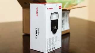 Canon Speedlite 430EX II Unboxing [upl. by Seftton]