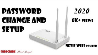 how to change password of new netis adsl wifi router easily  2020 Using Mobile Phone [upl. by Ryon]