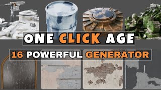 One Click Age V 20  Instantly Age Any Material With A Click in Blender [upl. by Ylenats]