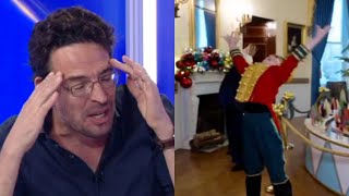 Terrible Joe Hildebrand has meltdown over White House Christmas video [upl. by Alleirbag]