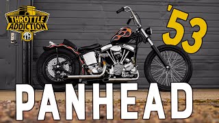 1953 Panhead Chopper First Kick Pt 3 [upl. by Vallonia915]