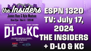 Brandon Aiyuk trade ideas and Kings place NBA power rankings  July 17 The Insiders  DLo amp KC [upl. by Retla]