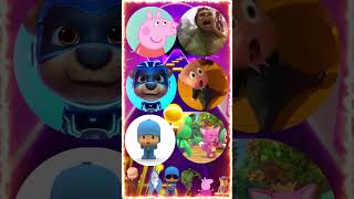 Peppa Pig Hulk Paw Patrol Baby Boss Pocoyo Pingfong Tiles Hop [upl. by Anwat195]