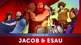 Jacob and Esau  Genesis 25  Bible Story and Sunday School Lesson for kids  Sharefaithkidscom [upl. by Elirpa416]