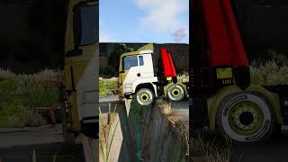 Car Transporters Trucks vs Potholes shorts beamng beamngcrashes beamngdrive trucksvs [upl. by Longawa]