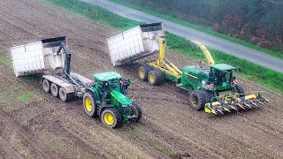 Ensileuse PorteCaisson UNIQUE EN FRANCE  REPORTAGE ENSILAGE MAÏS 2024 [upl. by Narad]