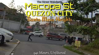 Trek to the tranquil direction of MACOPA STREET in Quezon City in the Philippines 941m [upl. by Jeralee]