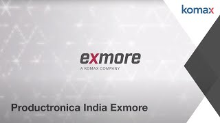 Productronica IndiaExmore  a Komax company [upl. by Ahcilef]