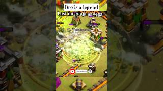 Bro is a legend  how legends attack in coc coc clashofclans [upl. by Nolyad]