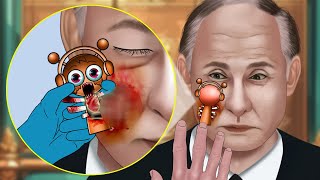 ASMR Animation Help Vladimir Putin treat Sprunkis bite [upl. by Hebe71]