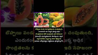 Healthy benefits of Papaya Telugu [upl. by Noelani830]