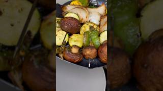 Air Fryer Vegetable Kabobs 10 Minutes to Crispy Flavorful Veggies  short [upl. by Cuthburt]