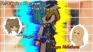 Assasination Classroom React to Nagisa Shiota as Nakahara Chuuya BSD  Request English  Indo [upl. by Phina]