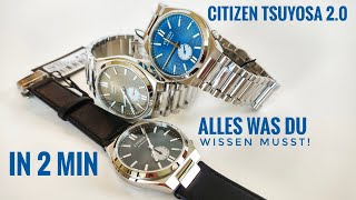 HandsOn der Citizen Tsuyosa 20 Small Second NK5010 deutsch [upl. by Cogan]