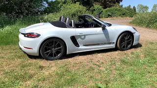 Porsche 718 Boxster T  Road test amp review [upl. by Kuth137]