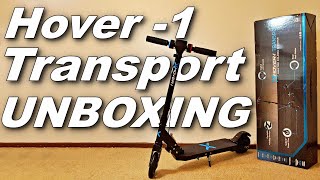 UNBOXING THE HOVER1 TRANSPORT ELECTRIC SCOOTER [upl. by Amolap381]