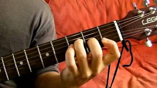 C G Am F Guitar Chord Progression Demonstration [upl. by Teplica613]