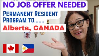 NO JOB OFFER NEEDED IN THIS PR PROGRAM TO ALBERTA CANADA albertacanada canadavisa buhaycanada [upl. by Drobman725]