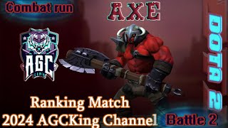 Dota 2  Axe Ranking Match 2024 14865CPM [upl. by Eserehc2]