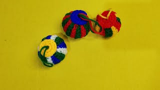 COMO ELABORAR ESFERAS NAVIDEÑAS A CROCHET [upl. by Bracci]