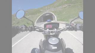 Gotthard and Furka pass  fmx650 [upl. by Rennane]